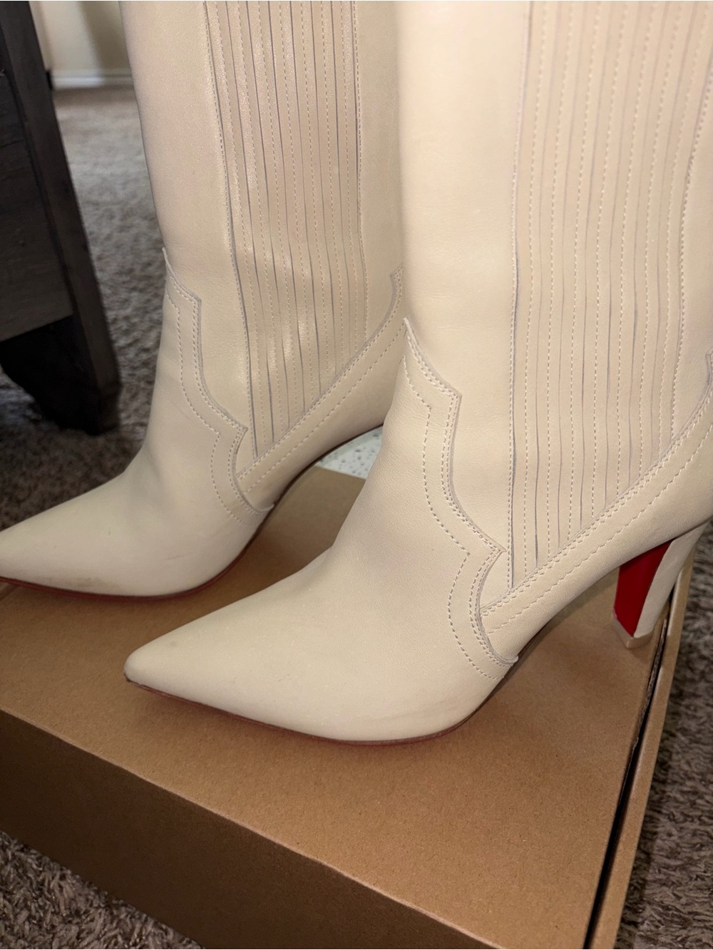 Christian Louboutin Santigag 85 Ankle Boots. AUTHENTIC - Picture 6 of 9